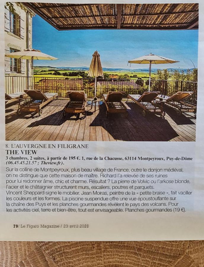 The View - Gite Mont Dore Montpeyroux  Екстериор снимка